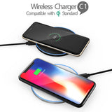 Qi Wireless Charger for IPhone and Samsung Galaxy